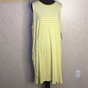 TIME AND TRU Striped dress with pockets
